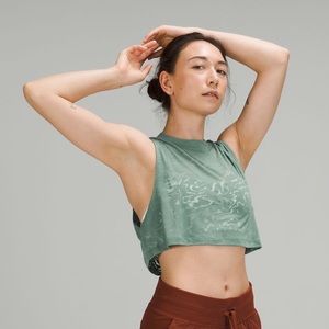 All Yours Crop Tank *Veil in Tidewater Teal